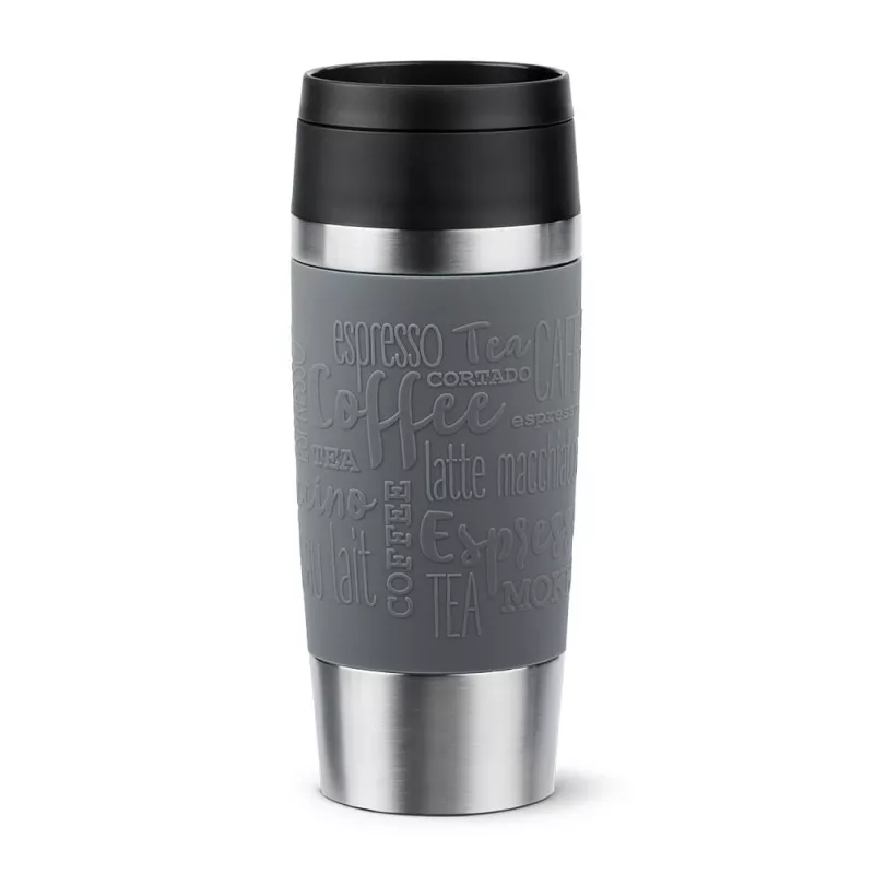 EMSA Travel Mug Classic 360 ml pilkas nerūdijančio plieno kelioninis puodelis