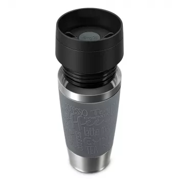 EMSA Travel Mug Classic 360 ml pilkas nerūdijančio plieno kelioninis puodelis