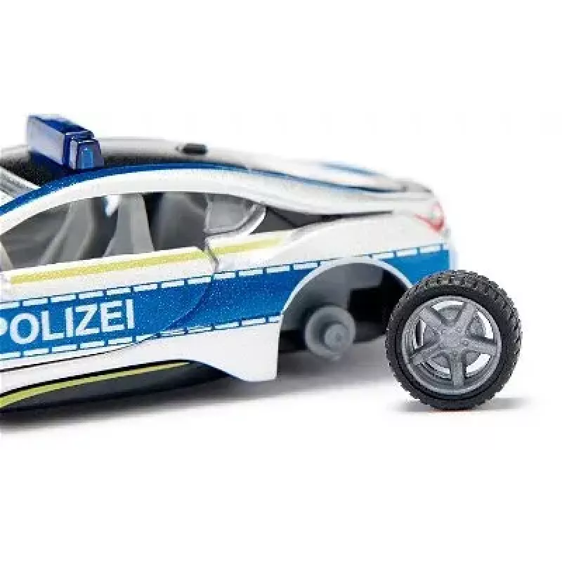 Siku BMW i8 Police policijos automobilio modelis, jau surinktas, 1:50
