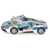 Siku BMW i8 Police policijos automobilio modelis, jau surinktas, 1:50