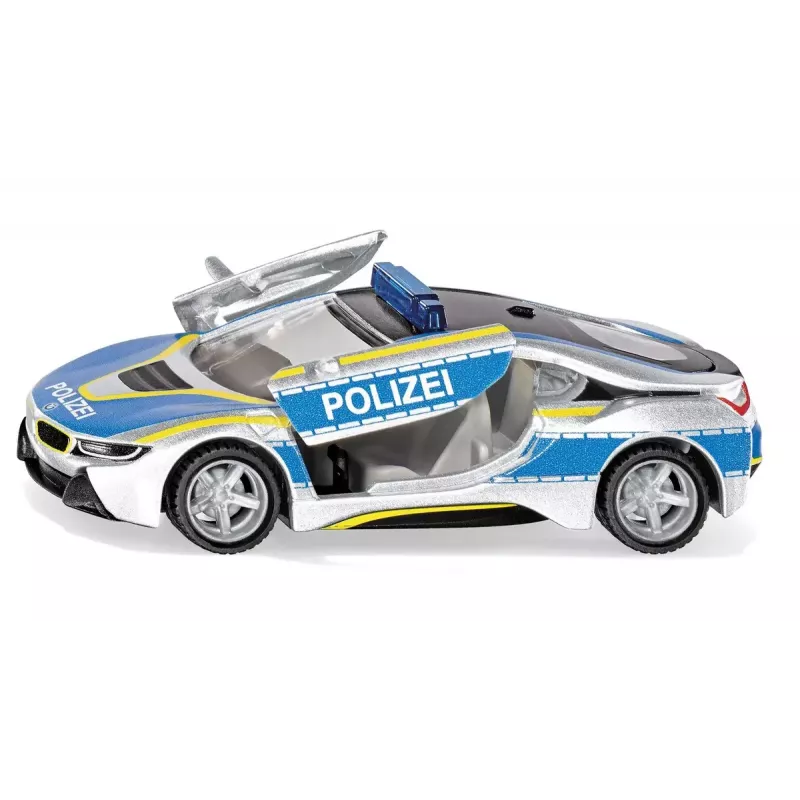 Siku BMW i8 Police policijos automobilio modelis, jau surinktas, 1:50