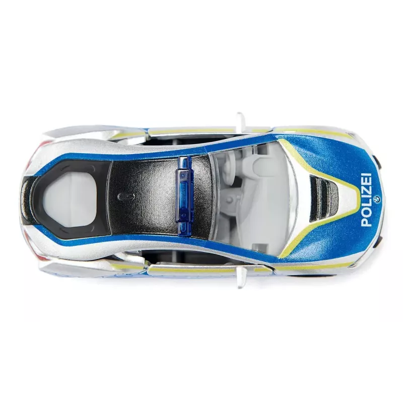 Siku BMW i8 Police policijos automobilio modelis, jau surinktas, 1:50