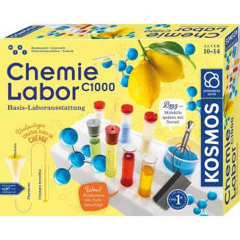Kosmos Chemielabor C1000, Eksperimentų rinkinys, Chemija, 10 m.