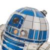 4D Build, Star Wars R2-D2 kortelių modelio rinkinys 201 vnt. | Star Wars žaislai, stalo dekoras | Statybos žaislai | 3D modelių rinkiniai suaugusiems ir paaugliams nuo 12 metų