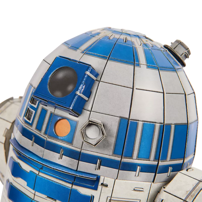 4D Build, Star Wars R2-D2 kortelių modelio rinkinys 201 vnt. | Star Wars žaislai, stalo dekoras | Statybos žaislai | 3D modelių rinkiniai suaugusiems ir paaugliams nuo 12 metų