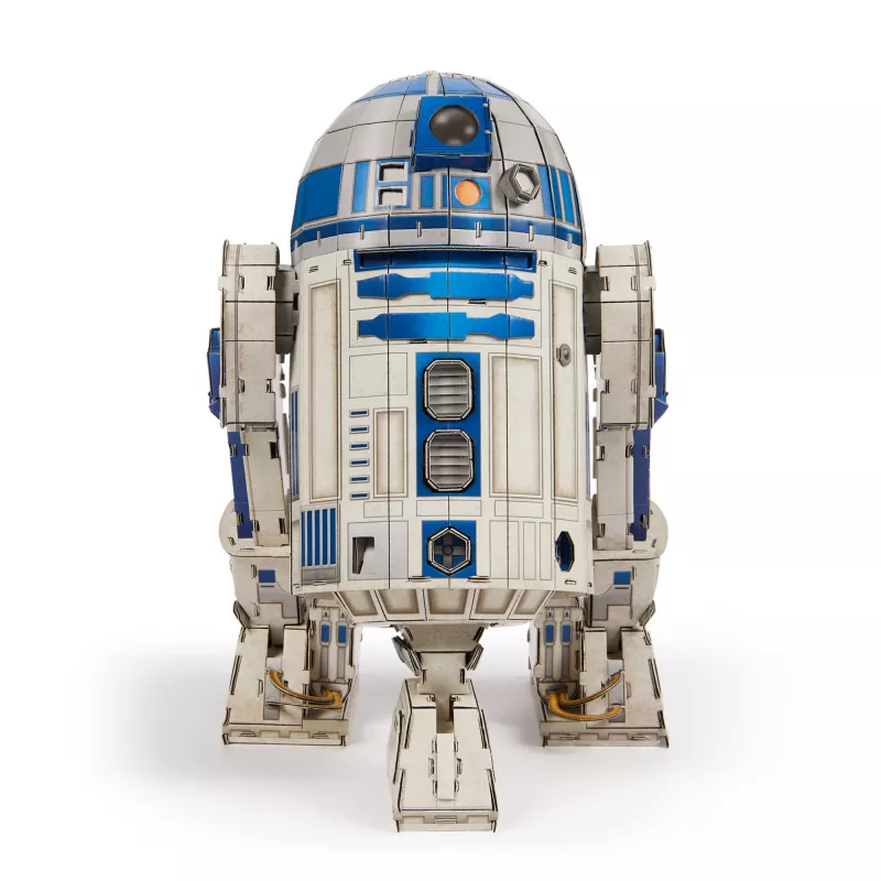 4D Build, Star Wars R2-D2 kortelių modelio rinkinys 201 vnt. | Star Wars žaislai, stalo dekoras | Statybos žaislai | 3D modelių rinkiniai suaugusiems ir paaugliams nuo 12 metų