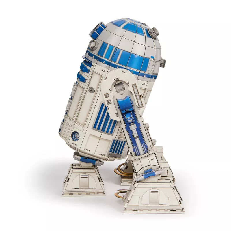 4D Build, Star Wars R2-D2 kortelių modelio rinkinys 201 vnt. | Star Wars žaislai, stalo dekoras | Statybos žaislai | 3D modelių rinkiniai suaugusiems ir paaugliams nuo 12 metų