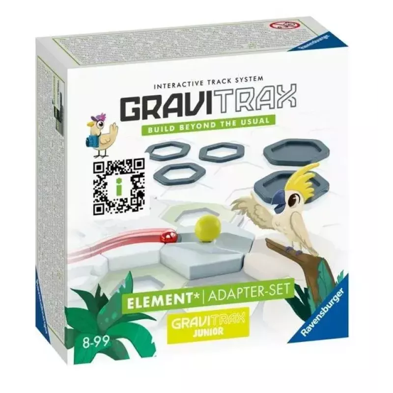 Išplėtimo adapterių rinkinys Ravensburger GraviTrax 27532 takelio statybai