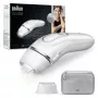 IPL plaukų šalinimo prietaisas BRAUN Silk‑expert Pro 3 PL3020 — Sidabrinė/Balta, maitinamas iš elektros tinklo, veido ir kūno priedai