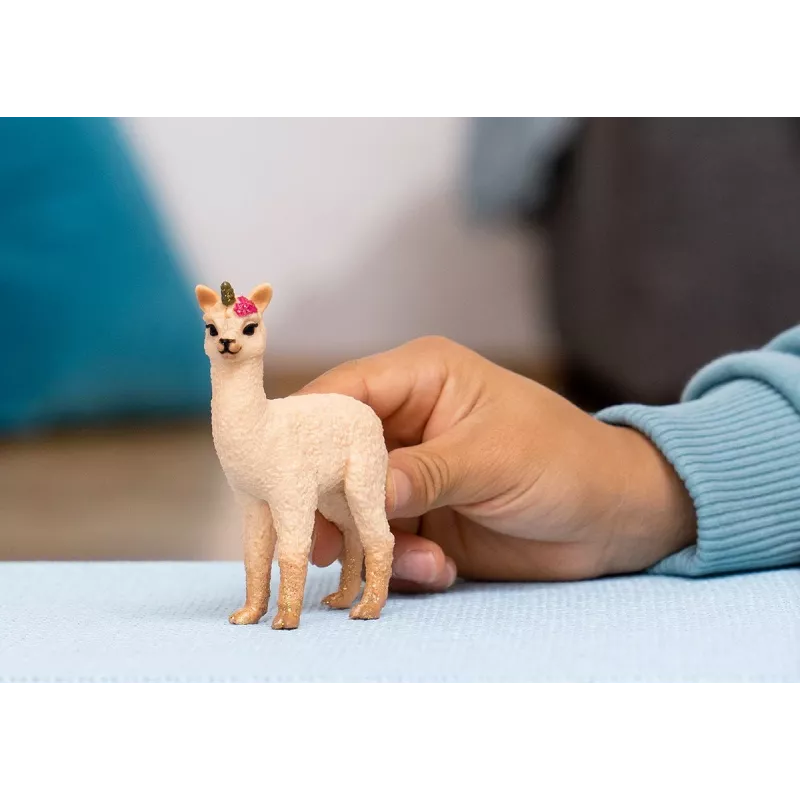 Figure Schleich BAYALA Llama Unicorn Foal, ruda, nuo 5 metų