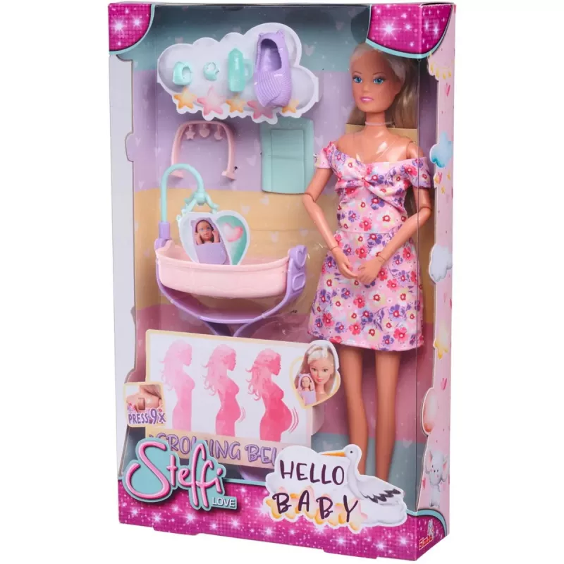 Lėlė Simba‑Dickie Steffi LOVE Hello Baby 12 colių (105733680)