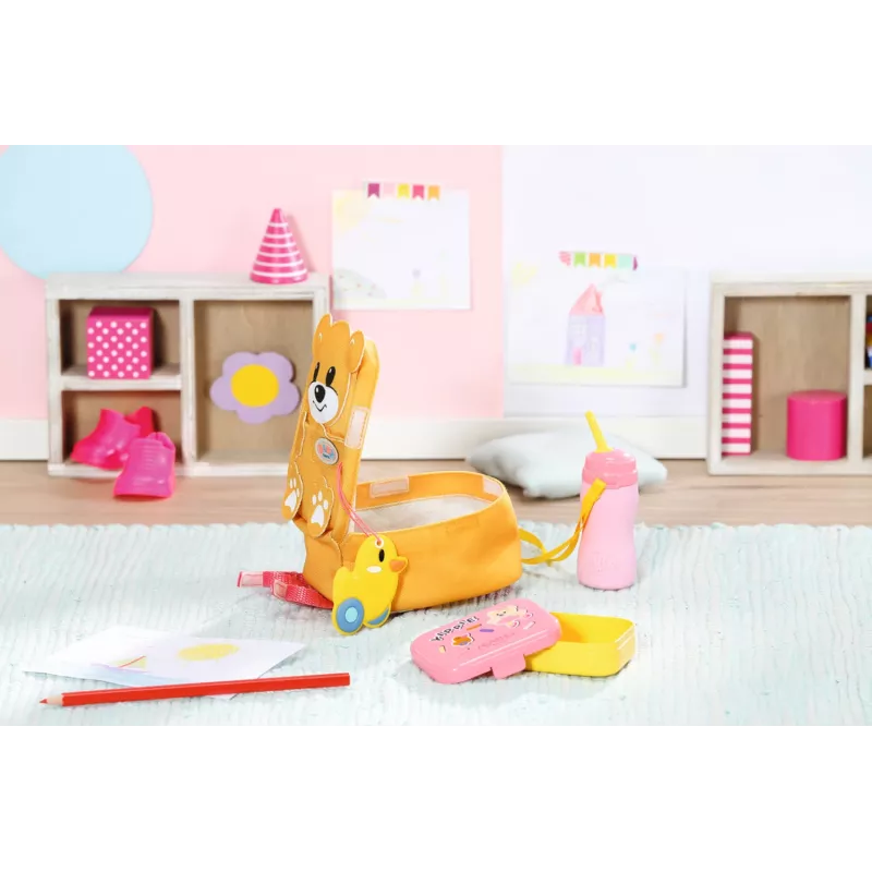 BABY born darželio kuprinės rinkinys lėlės kuprinė