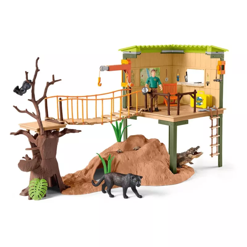 Zoo schleich WILD LIFE Ranger Adventure Station Daugiaspalvė 3-8 metų