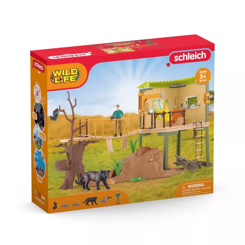 Zoo schleich WILD LIFE Ranger Adventure Station Daugiaspalvė 3-8 metų
