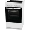 Gorenje GEC5A21WG laisvai pastatoma viryklė Elektrinė Keraminė kaitlentė Balta