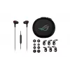 ASUS ROG Cetra Core II ausinės su laidu, į ausis įdedamos, žaidimams, juodos