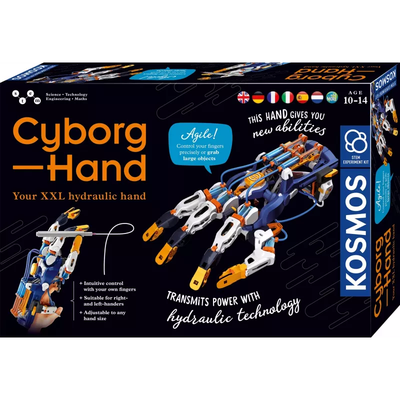 Kosmos Cyborg-Hand, inžinerinis rinkinys, Inžinerija, 10 m., Juoda