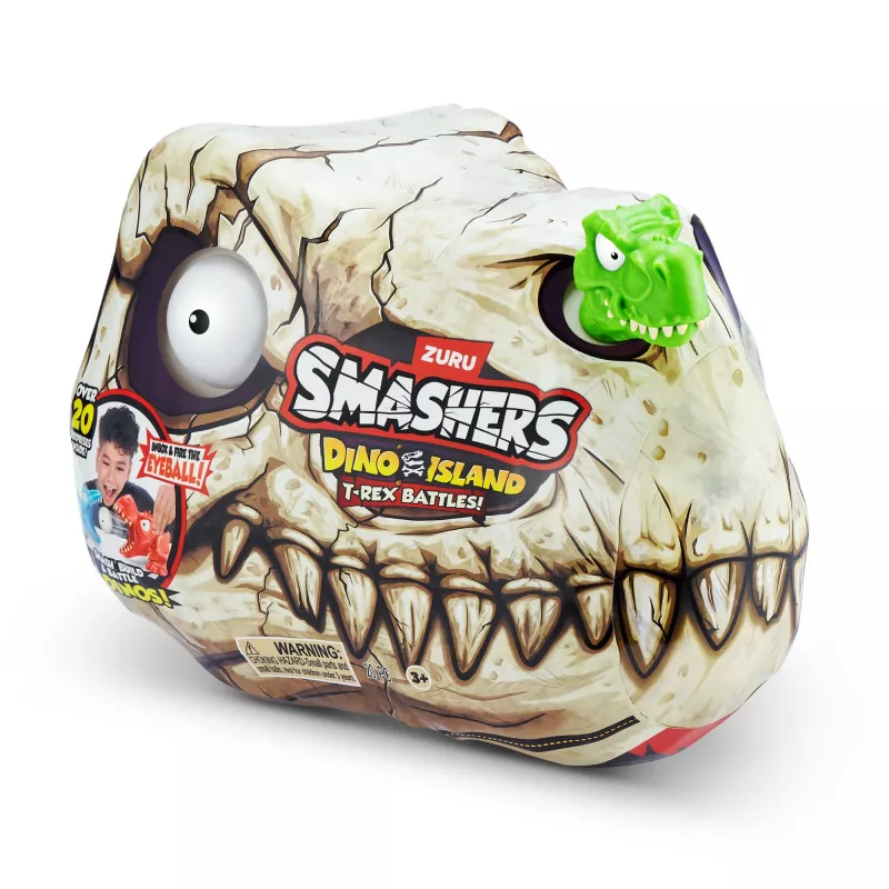 Zuru Smashers T‑Rex Battles žaislinė figūrėlė — kolekcinė dinozaurų veiksmo figūrėlė, asorti modeliai