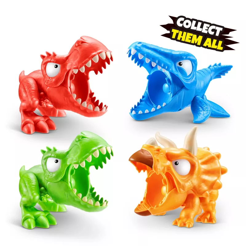 Zuru Smashers T‑Rex Battles žaislinė figūrėlė — kolekcinė dinozaurų veiksmo figūrėlė, asorti modeliai
