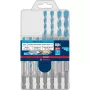 Grąžtų rinkinys Bosch EXPERT HEX-9 MultiConstruction, 7 vnt. (Ø5, 5.5, 6, 7, 8, 10 mm)