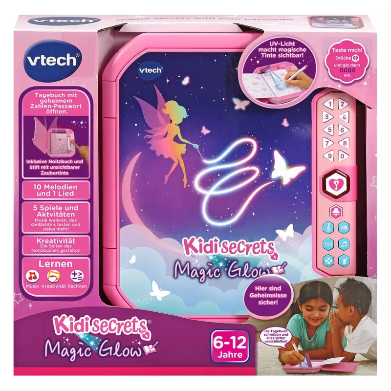 VTech 532404, 6 m., reikalingos baterijos, AA, rožinė