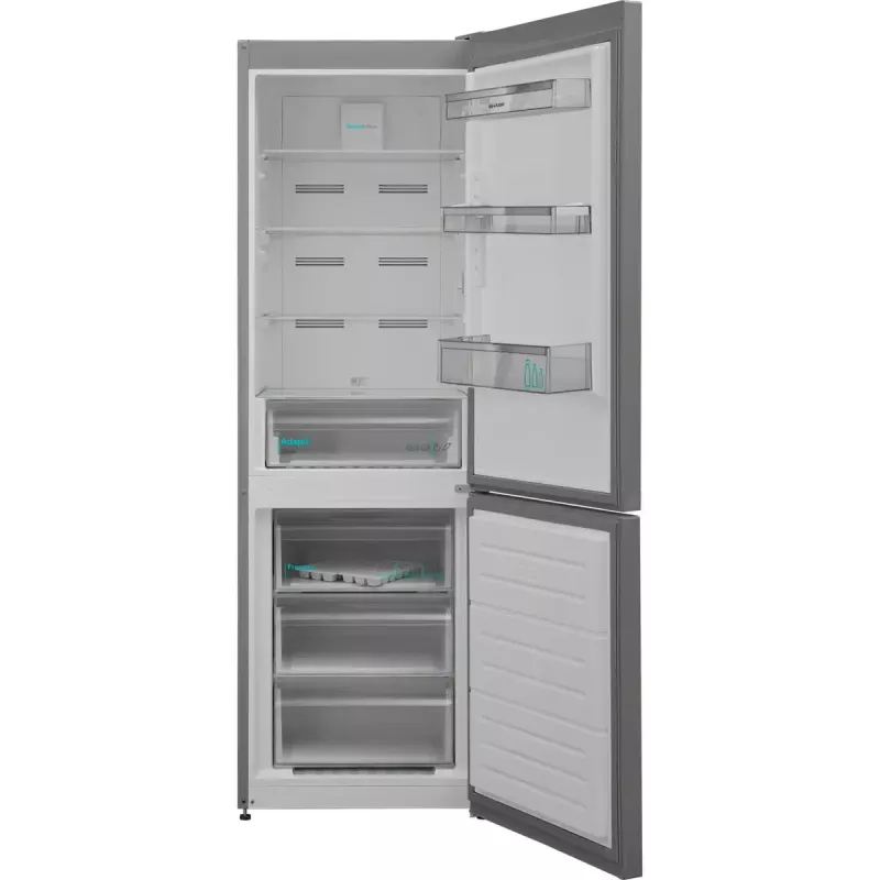Sharp SJ-BA09RMXLC-EU, šaldytuvo/šaldiklio derinys (nerūdijantis plienas)