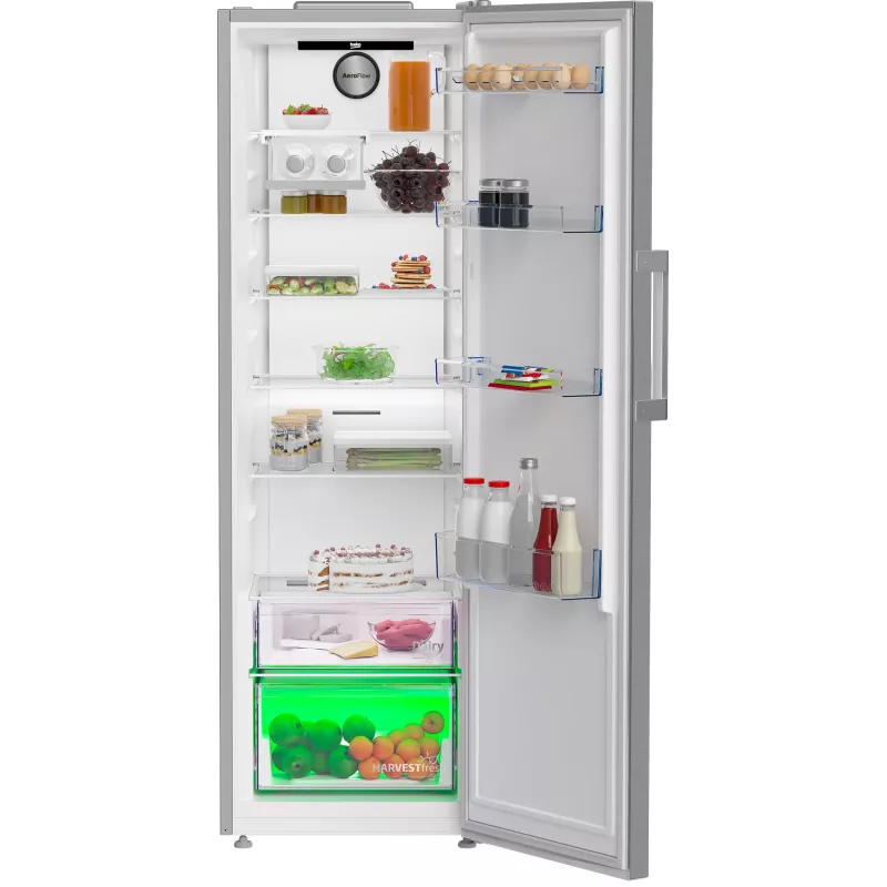 Beko B3RMLNE444HXB šaldytuvas Laisvai pastatomas 365 L Nerūdijantis plienas