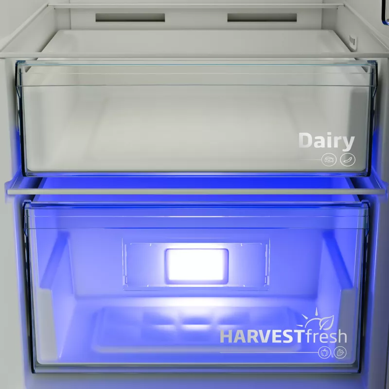 Beko B3RMLNE444HXB šaldytuvas Laisvai pastatomas 365 L Nerūdijantis plienas