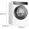 Bosch Serie 8 WGB244AW0 skalbimo mašina su priekiniu įkrovimu 9 kg 1400 aps./min Balta