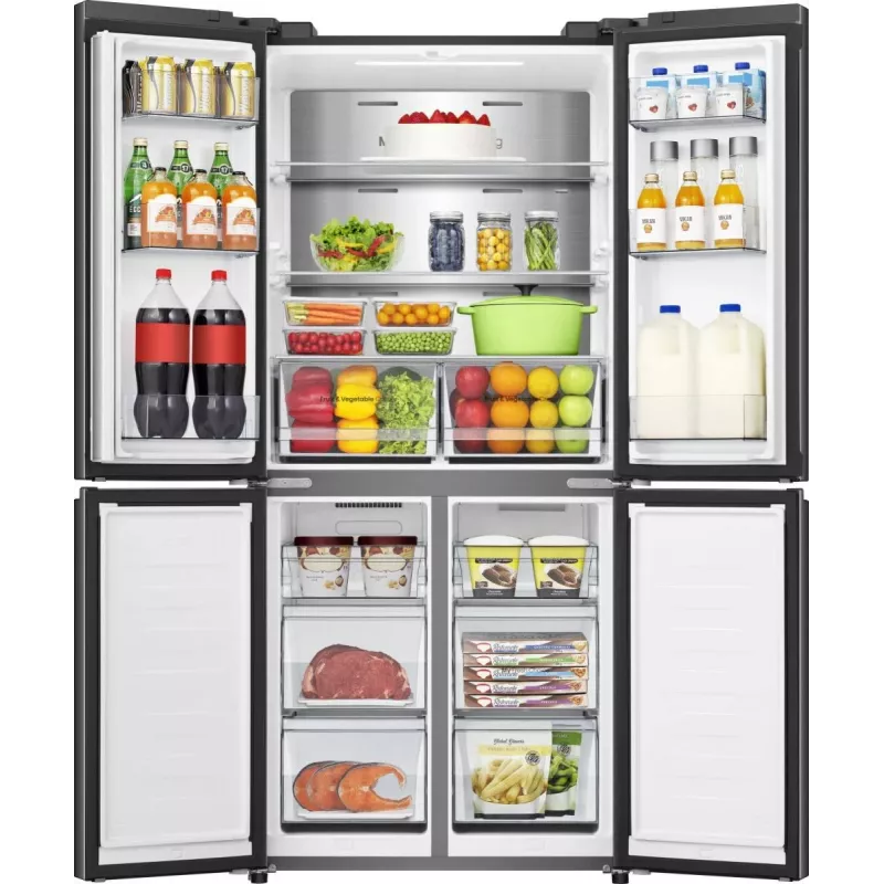 Hisense RQ5P470SAFD laisvai pastatomas 483 L juodas, nerūdijantis plienas
