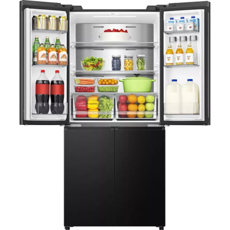 Hisense RQ5P470SAFD laisvai pastatomas 483 L juodas, nerūdijantis plienas