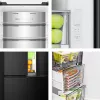 Hisense RQ5P470SAFD laisvai pastatomas 483 L juodas, nerūdijantis plienas