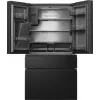 Hisense RF728N4SBFE šaldytuvas su šoninėmis durelėmis, laisvai pastatomas 560 L, juodos spalvos