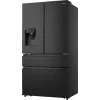 Hisense RF728N4SBFE šaldytuvas su šoninėmis durelėmis, laisvai pastatomas 560 L, juodos spalvos