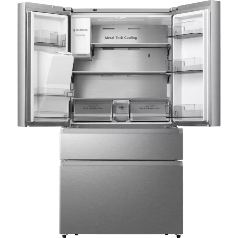 Hisense RF728N4SASE Laisvai pastatomas 560 L Nerūdijantis plienas