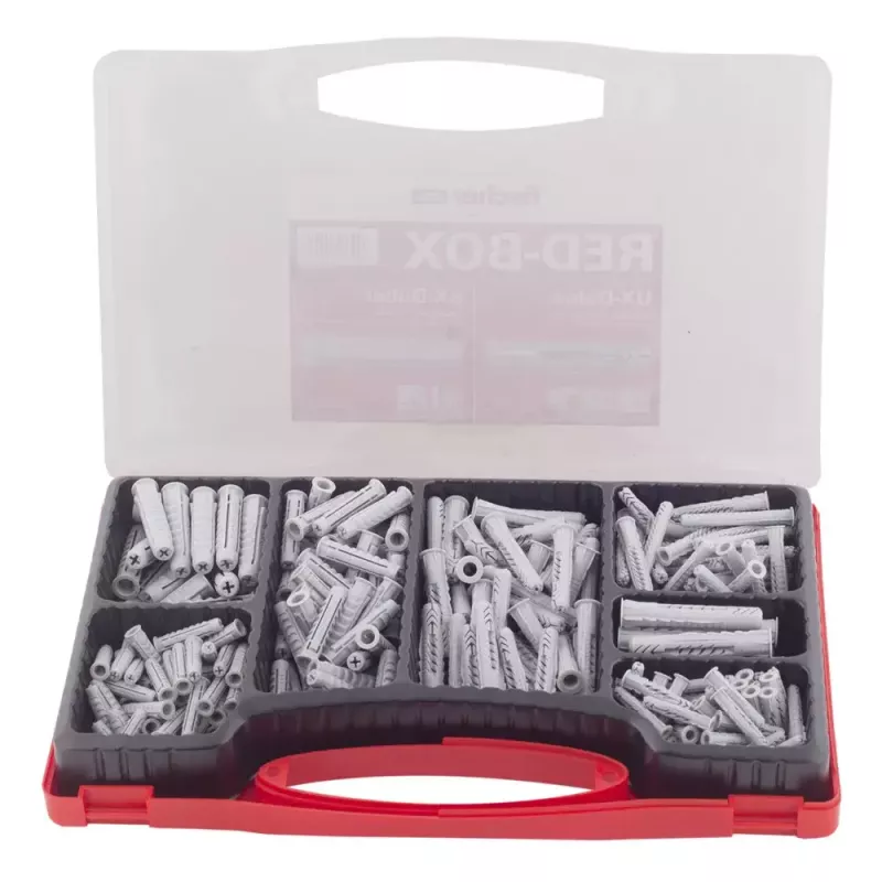 Sraigtų ir kaiščių rinkinys Fischer UX/SX 290 vnt.