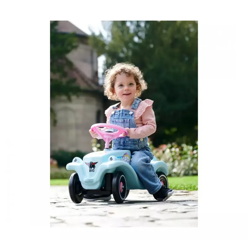 Važinėjama mašinėlė BIG Bobby Car stūmimo tipo 1 naudotojas 4 ratai Rožinė Turkio