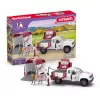 schleich HORSE CLUB Mobilus veterinaras su priekaba, Gyvūnas, Arkliai, 5 m., Įvairiaspalvis