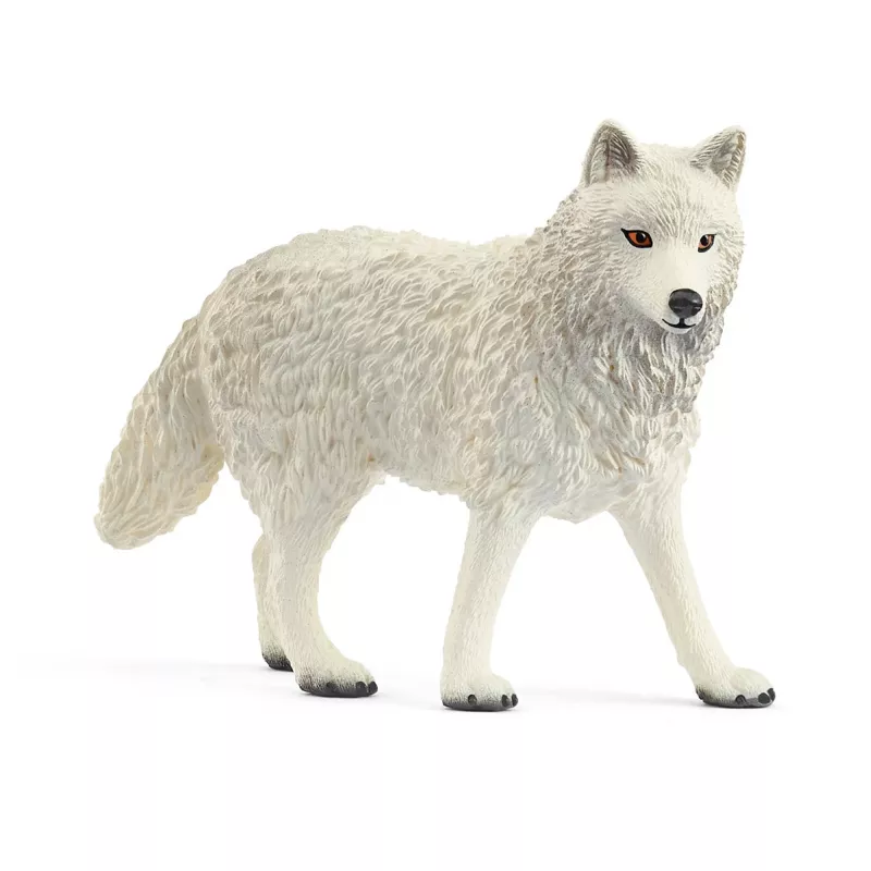 Figūrėlė Schleich Poliarinis vilkas 14880 – gyvūno figūrėlė, detalus plastikinis modelis, kolekcinė žaidimų figūrėlė
