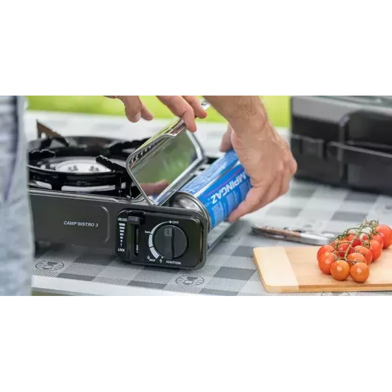Kanelinis viryklė Campingaz Camp Bistro 3, 1 kaitvietė, rankinis valdymas