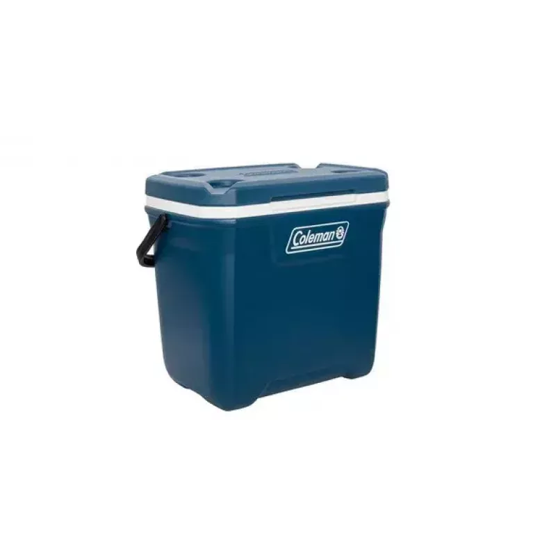 Šaldymo dėžė COLEMAN 28QT Xtreme 26 L — mėlyna, HDPE korpusas, PU izoliacija