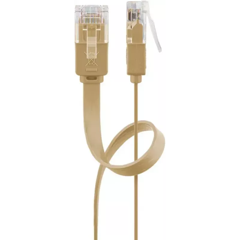 Tinklo kabelis Goobay 95881 šviesiai rudas 10m Cat6 U/UTP