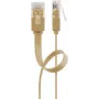 Tinklo kabelis Goobay 95881 šviesiai rudas 10m Cat6 U/UTP