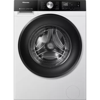 Hisense WD3S8043BW3 skalbimo mašina su džiovykle Laisvai pastatoma Pakrovimas iš priekio Balta