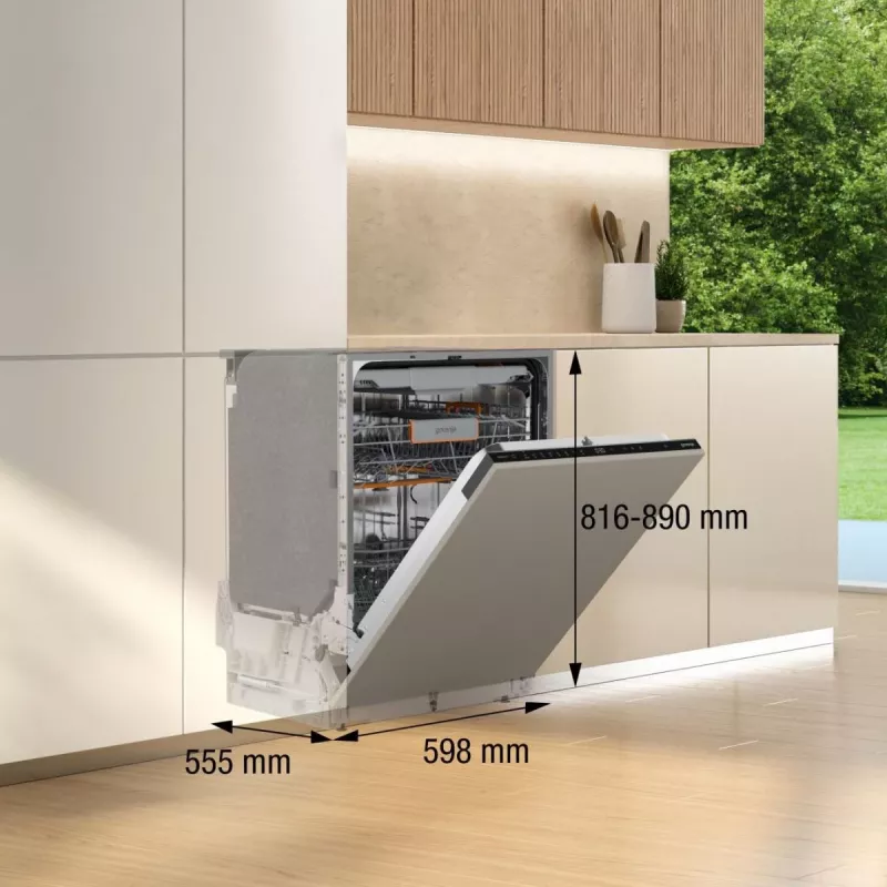 Gorenje GV663A66 Visiškai integruojama 16 komplektų