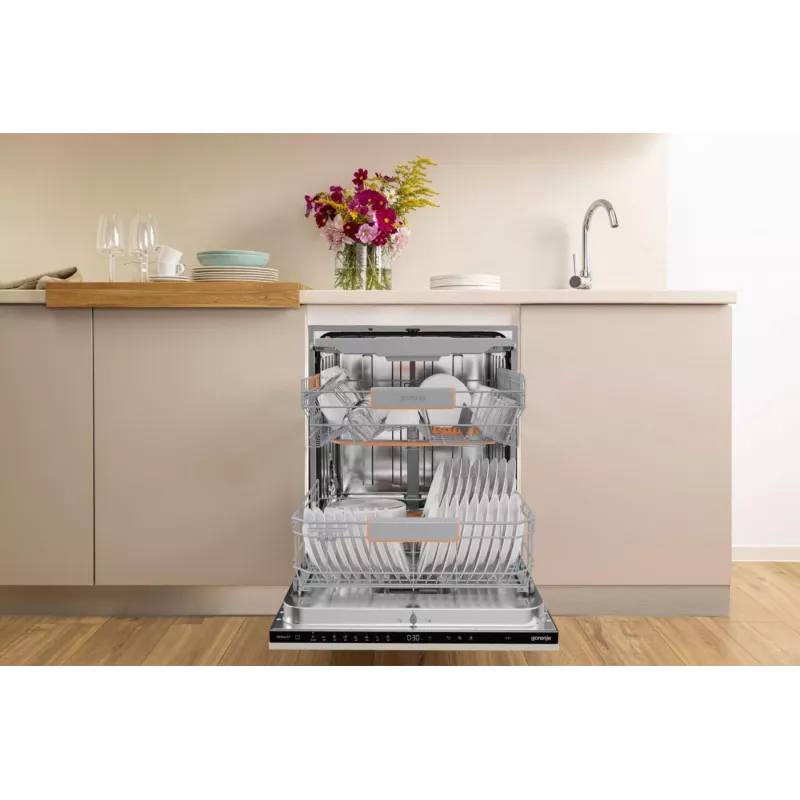 Gorenje GV663A66 Visiškai integruojama 16 komplektų