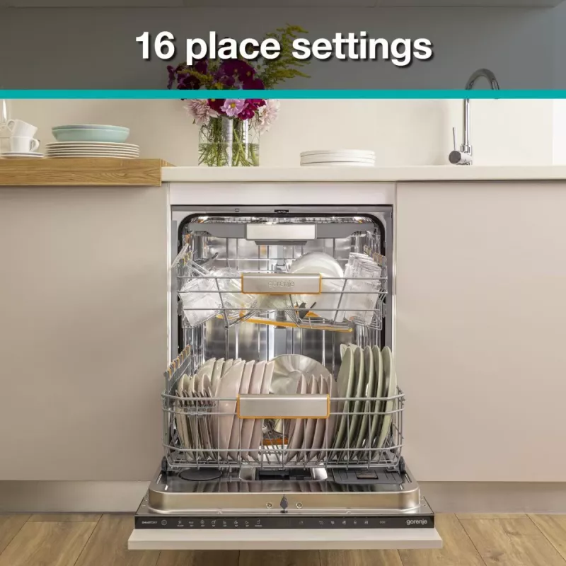 Gorenje GV663A66 Visiškai integruojama 16 komplektų