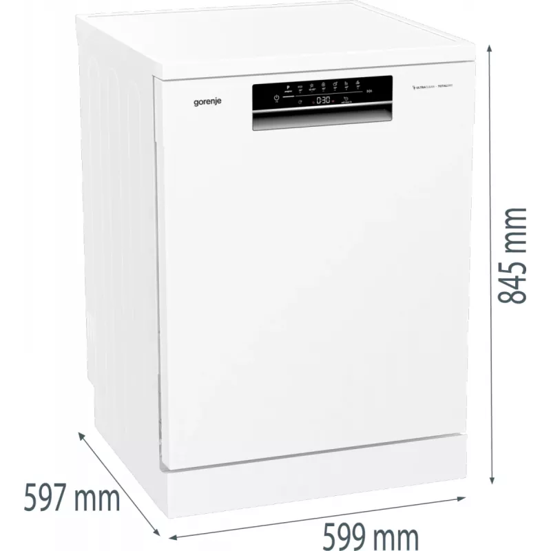 Gorenje GS643C90W laisvai pastatoma 16 vietų komplektų