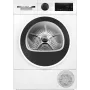 Bosch Serie 6 WQG241001 skalbinių džiovyklė Laisvai pastatoma Pakraunama iš priekio 9 kg Balta