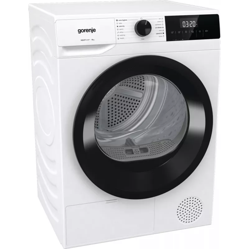 Gorenje DHNE83 skalbinių džiovyklė Pastatoma Priekinė įkrova 8 kg Balta